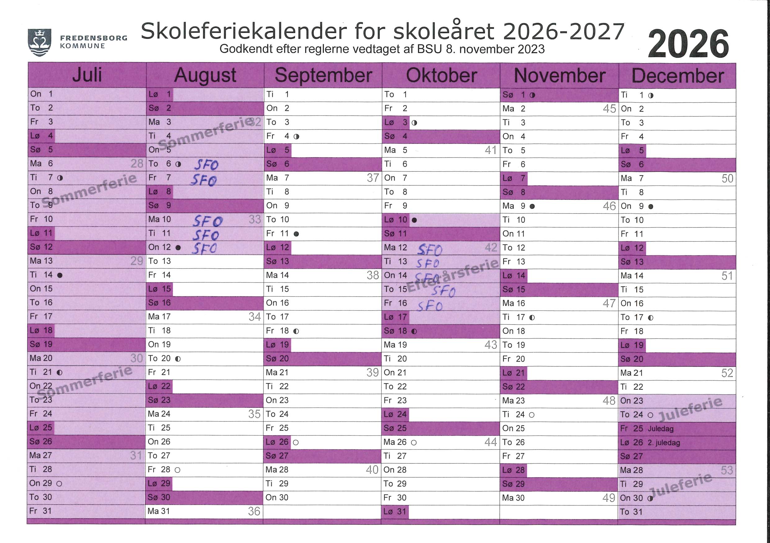 kalender 2627a